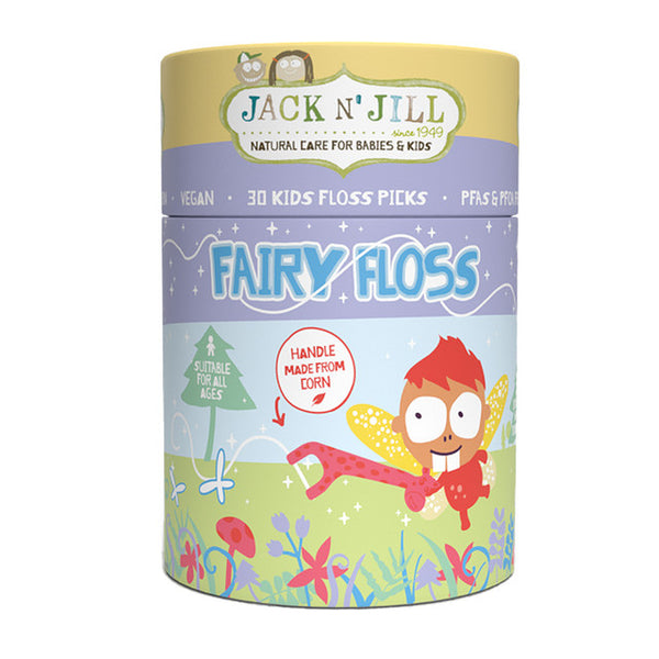 Jack n' Jill Zubní nit pro děti Fairy Floss (30 ks)