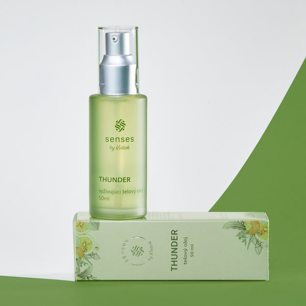 Kvitok Senses Vyživující tělový olej Thunder (50 ml)