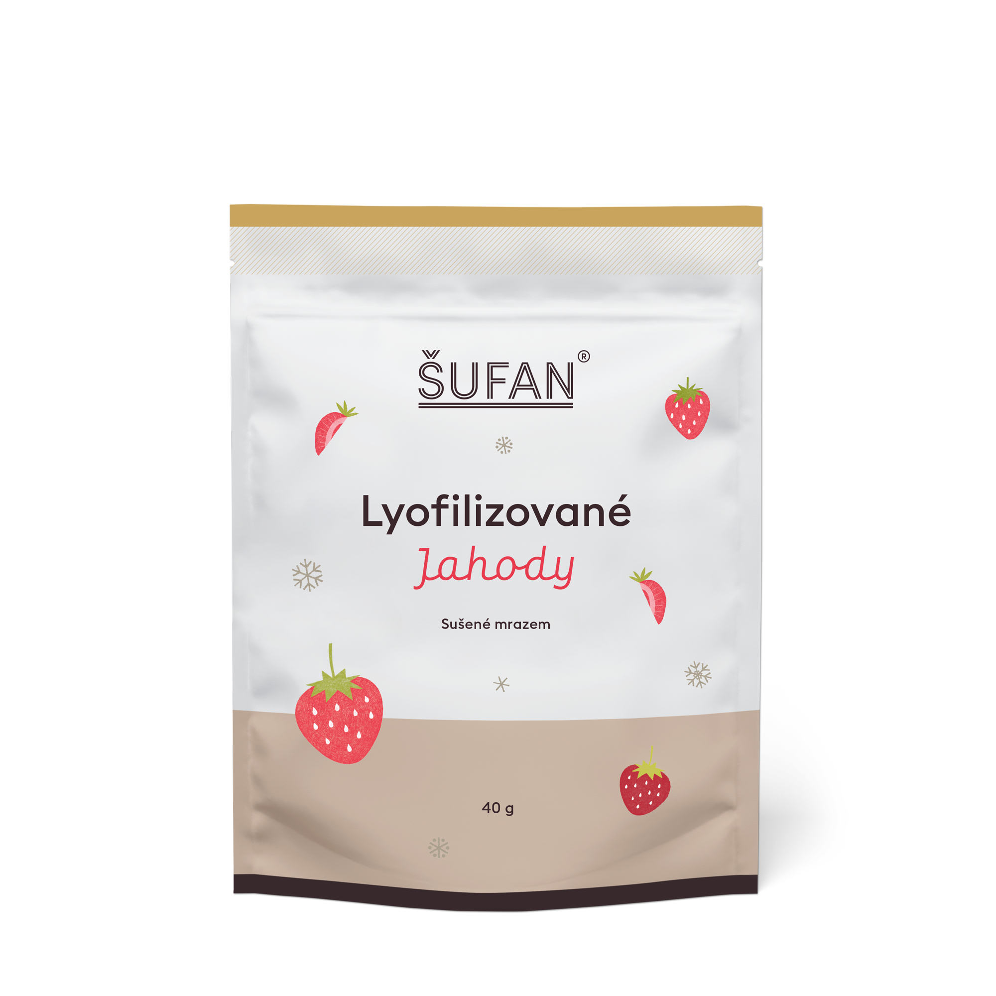 Šufan Jahody sušené mrazem (40 g)