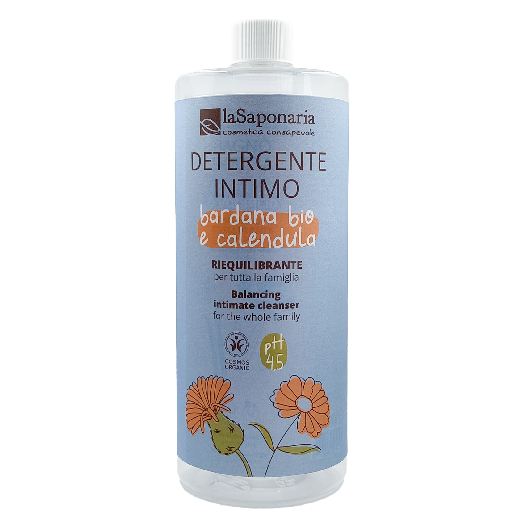 laSaponaria Intimní mycí gel s měsíčkem BIO