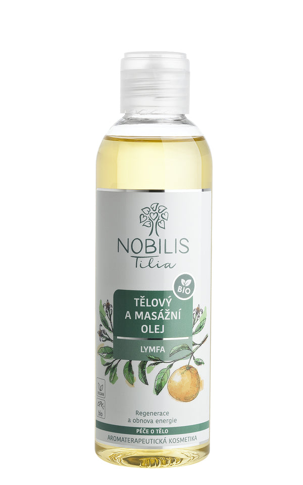 Nobilis Tilia Tělový a masážní olej Lymfa BIO (200 ml)