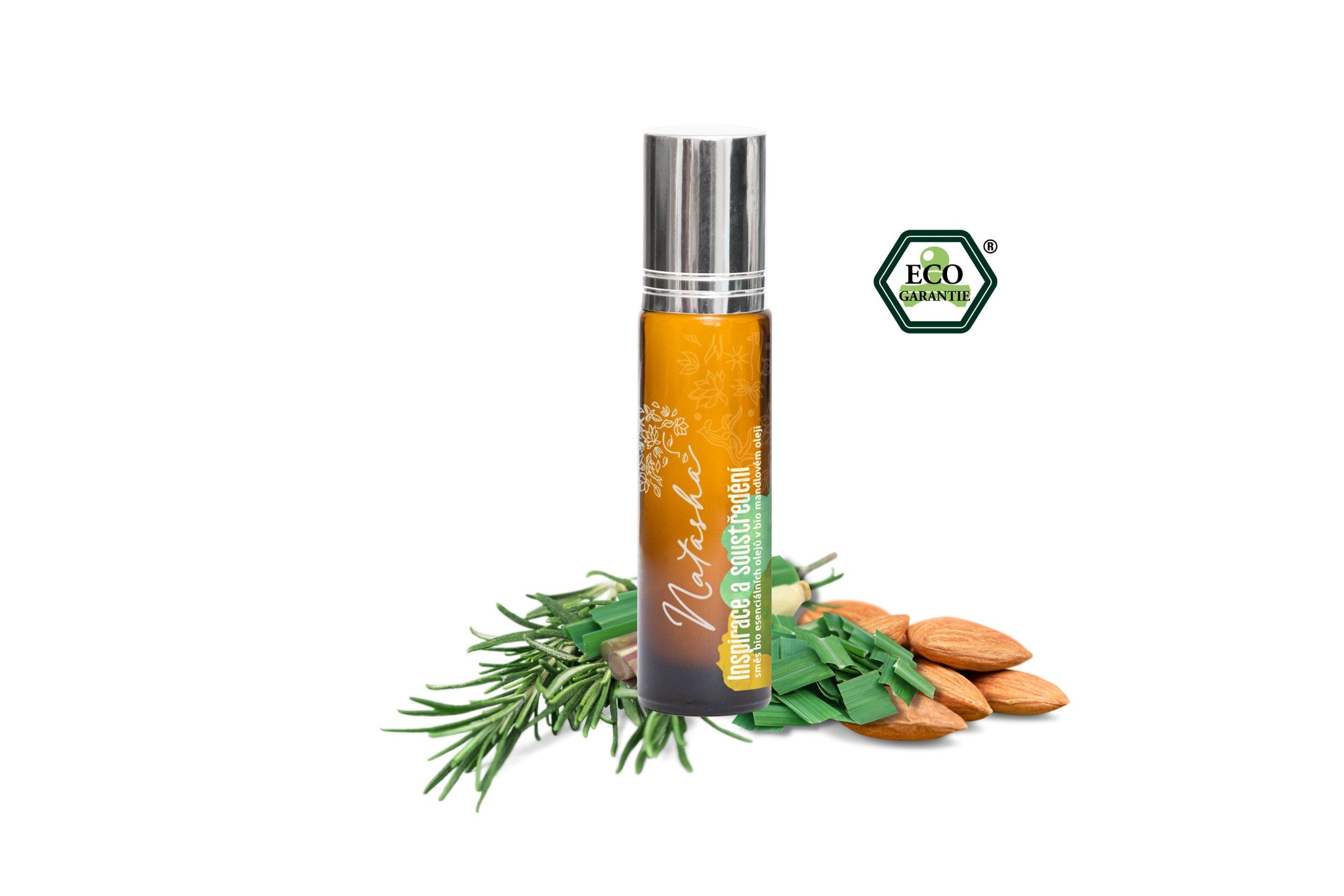 Natasha Roll-on Směs esenciálních olejů - Inspirace a soustředění (10 ml)