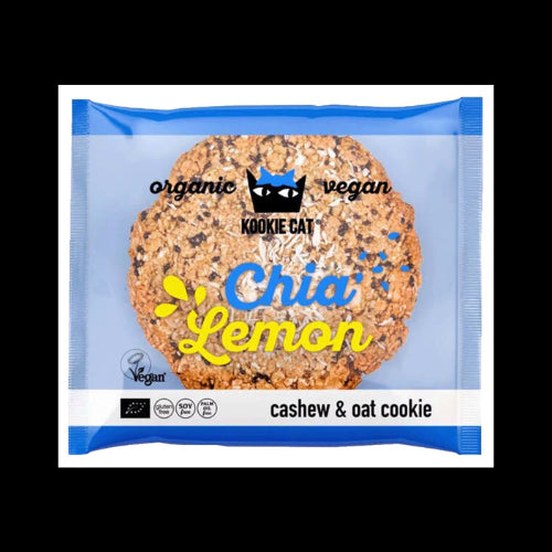 Kookie Cat Sušenka s chia semínky a citronem BIO (50 g)