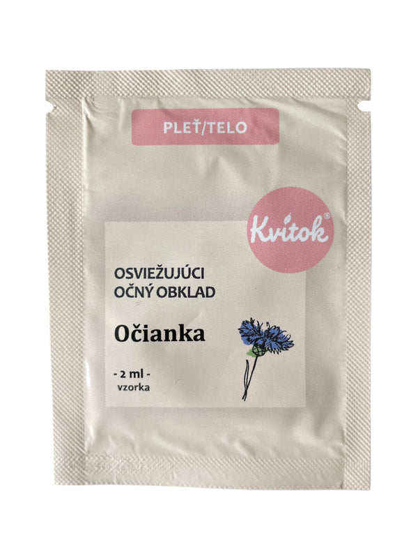 Kvitok Osvěžující obklad na oči Očianka - vzorek (2 ml)