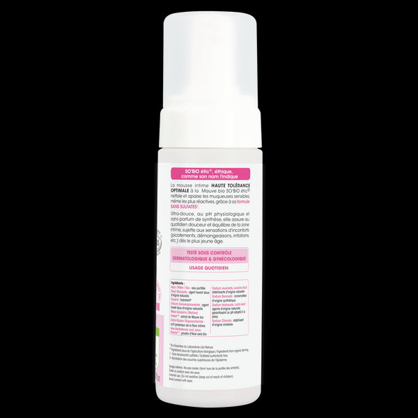 SO’BiO étic Pěna mycí pro intimní hygienu hypoalergenní BIO (150 ml)