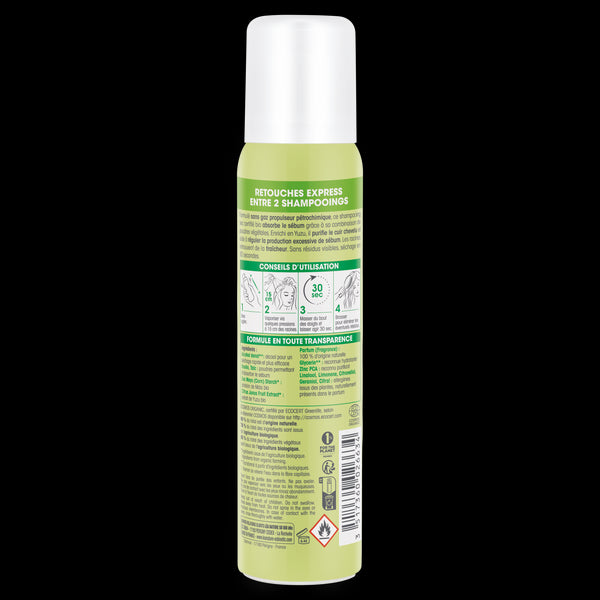 SO’BiO étic Čisticí suchý šampon ve spreji s Yuzu BIO (100 ml)