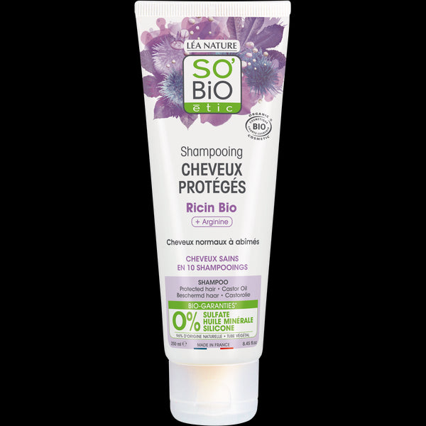SO’BiO étic Šampon ochranný s ricinem a argininem BIO (250 ml)