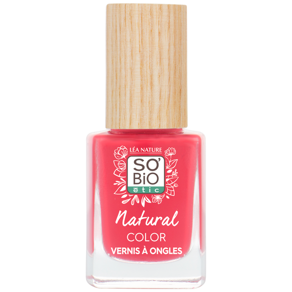 SO’BiO étic Lak na nehty - 35 vibrující korálová (11 ml)