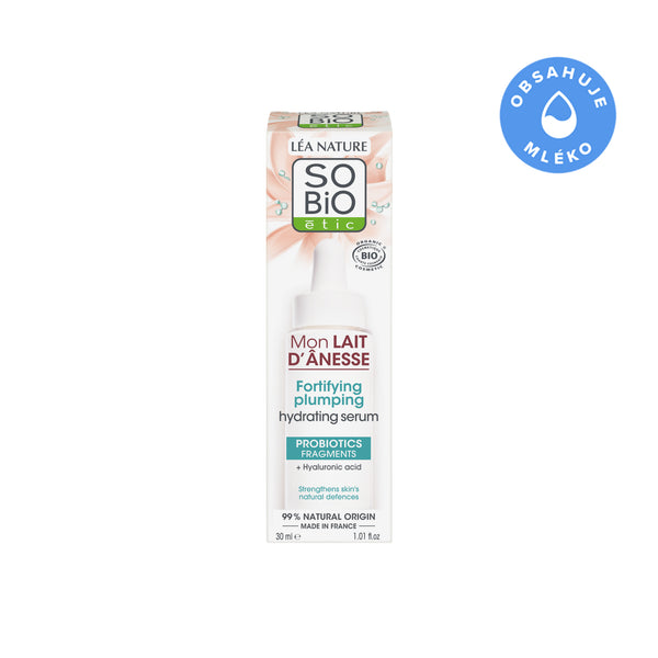 SO’BiO étic Sérum posilující hydratační s oslím mlékem BIO (30 ml)