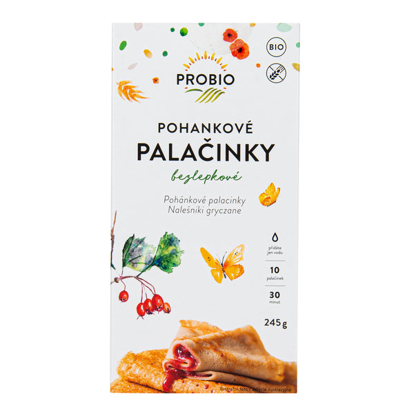 STOP45 Palačinky pohankové bezlepkové 245 g BIO PROBIO-1