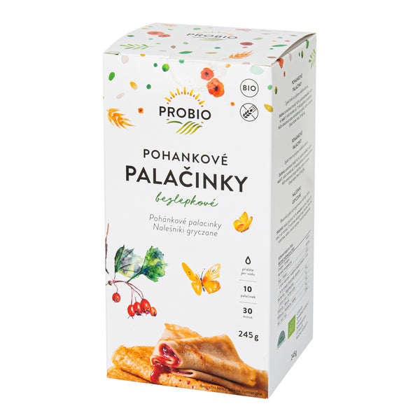 STOP45 Palačinky pohankové bezlepkové 245 g BIO PROBIO-2