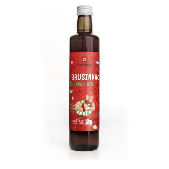 Sonnentor Sirup BIO - brusinka (500 ml)