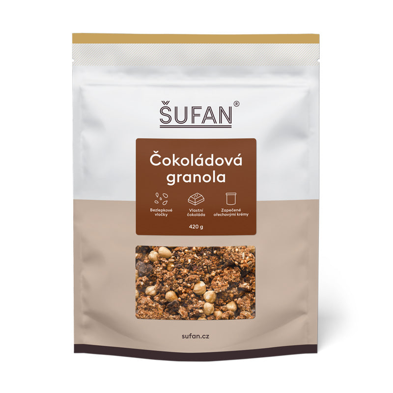 Šufan Granola čokoládová (sáček 420 g)