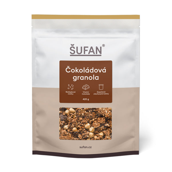 Šufan Granola čokoládová (sáček 420 g)