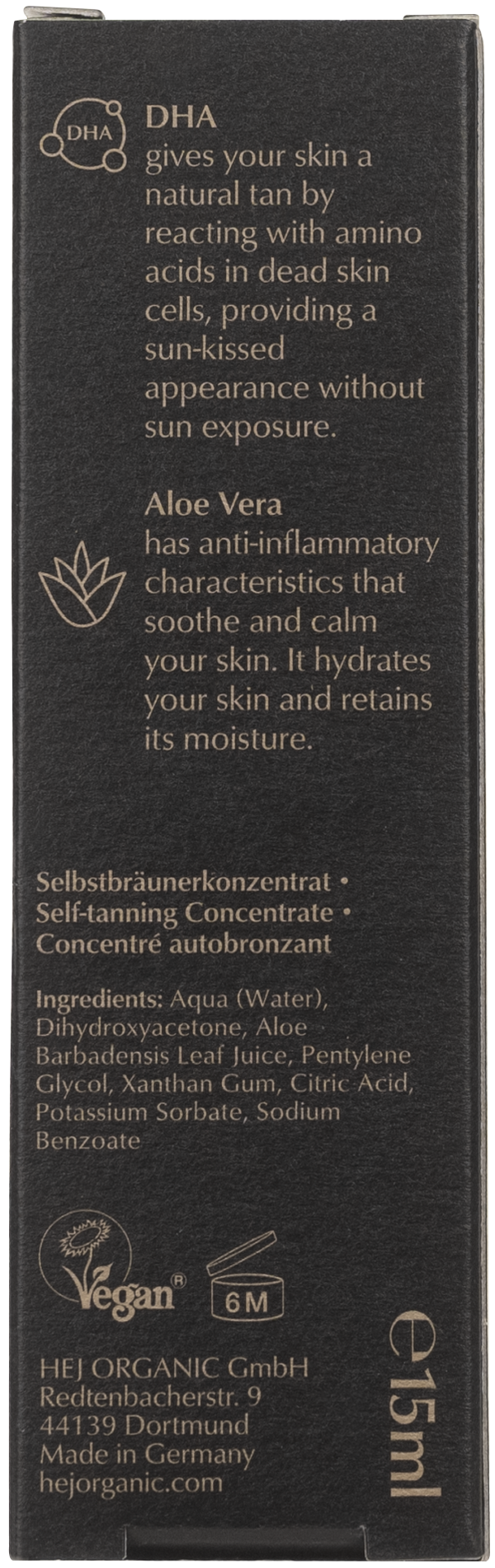 Hej Organic+ Sun drops pro opálený efekt (15 ml)