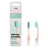 TIO TIOBRUSH Náhradní hlavice k zubnímu kartáčku (soft) - Peach Blush - 2 ks