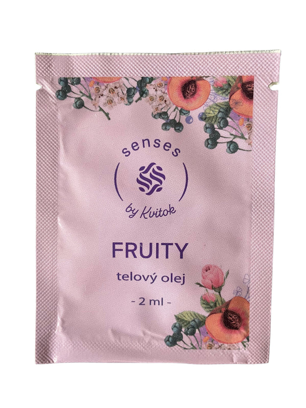 Kvitok Senses Vyživující tělový olej Fruity - vzorek (2 ml)