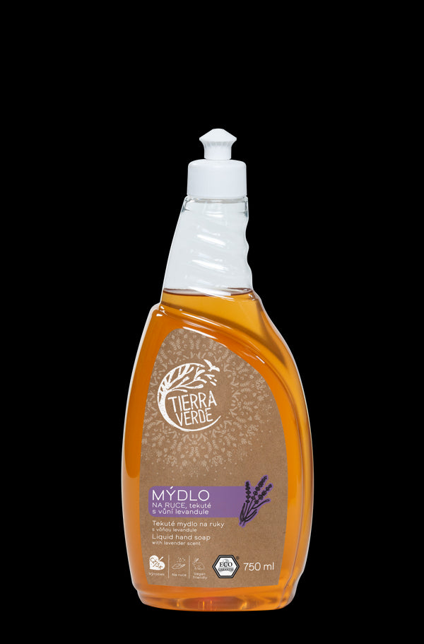 Tierra Verde Tekuté mýdlo na ruce s vůní levandule (750 ml) - pošk. obal