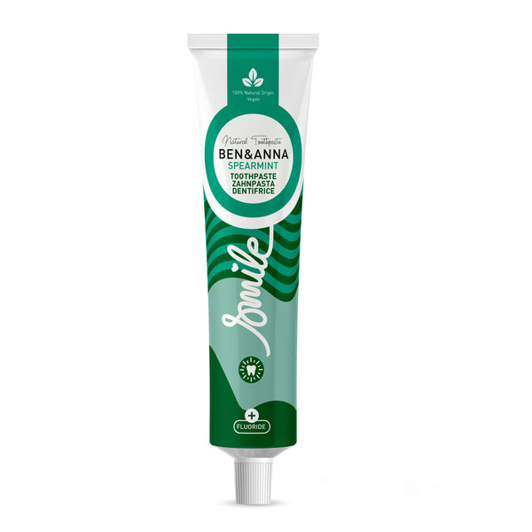 Ben & Anna Zubní pasta s fluoridem (75 ml) - Spearmint