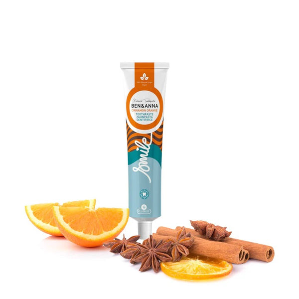 Ben & Anna Zubní pasta s fluoridem (75 ml) - Cinnamon Orange