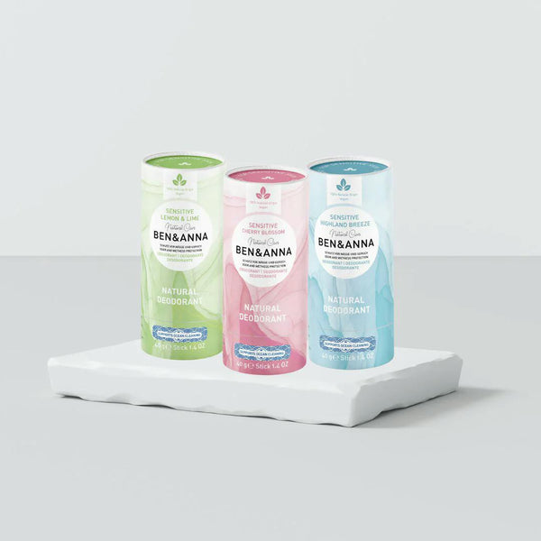 Ben & Anna Tuhý deodorant Sensitive (40 g) - Třešňový květ