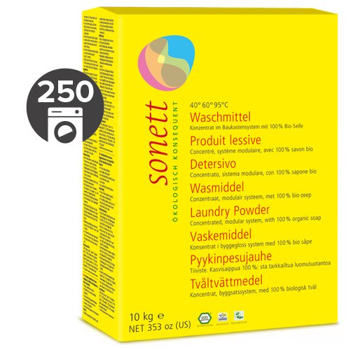 Sonett Prací prášek BIO - 10 kg - II. jakost