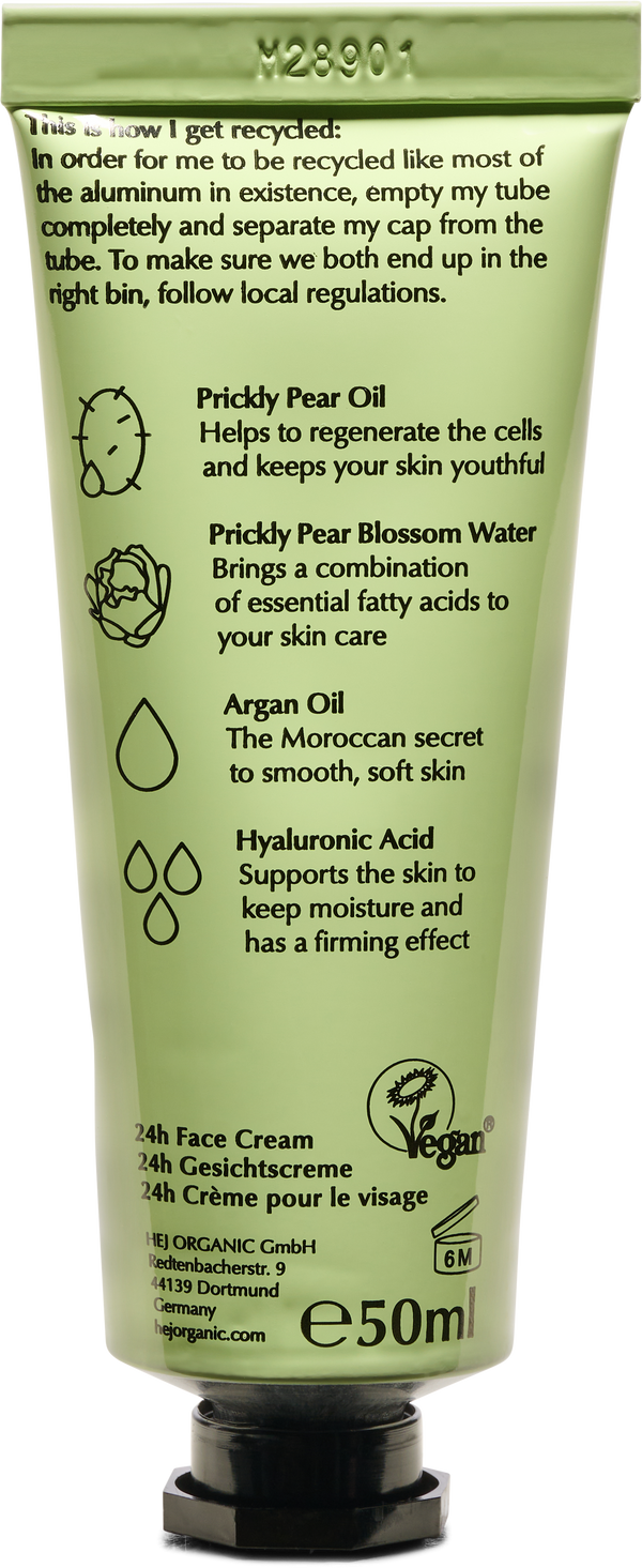 Hej Organic 24hodinový pleťový krém s kaktusem BIO (50 ml)