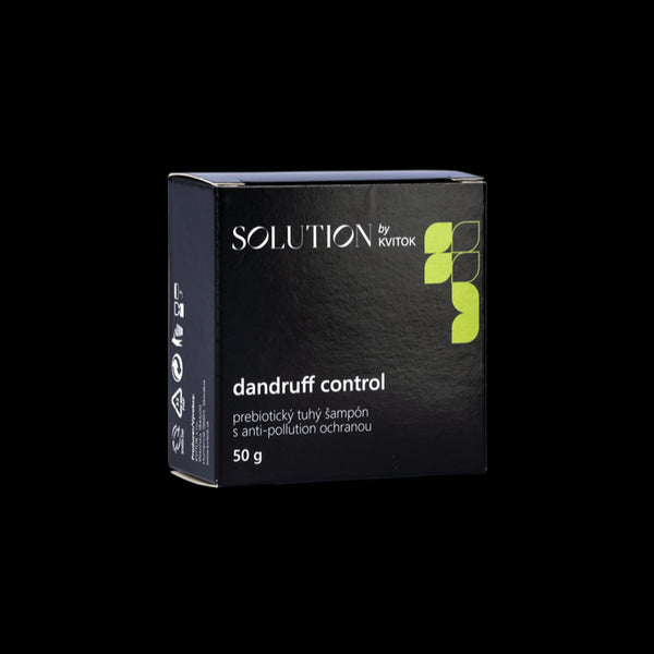 Kvitok Solution Prebiotický tuhý šampon s anti-pollution ochranou Dandruff Control (50 g)