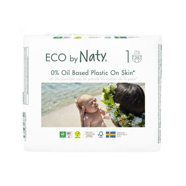 Eco by Naty Ekoplenky pro novorozence 1 (2 - 5 kg) (25 ks)