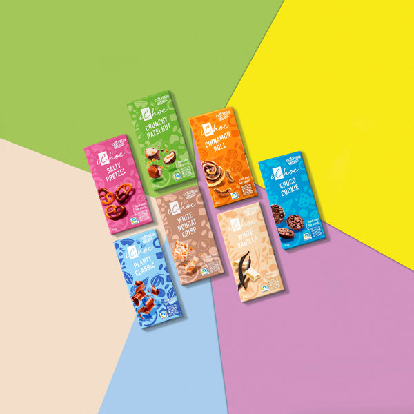 iChoc Tabulka kakaová vegan skořicová rolka BIO (80 g)