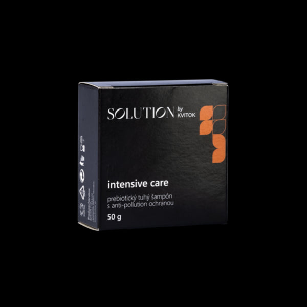 Kvitok Solution Prebiotický tuhý šampon s anti-pollution ochranou Intensive Care (50 g)