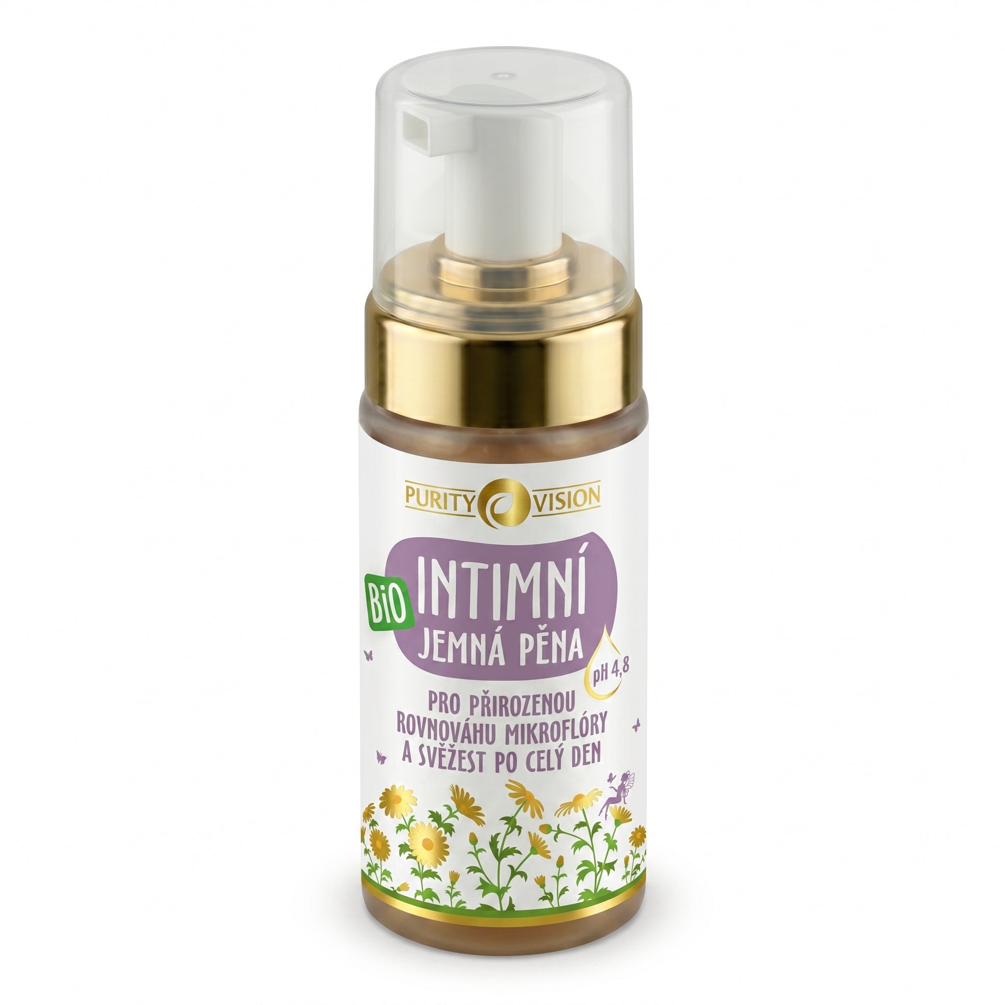 Purity Vision Jemná mycí intimní pěna BIO (90 ml)