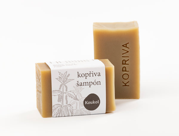 Mýdlárna Koukol Tuhý šampon pro normální a mastné vlasy - Kopřiva (70 g)