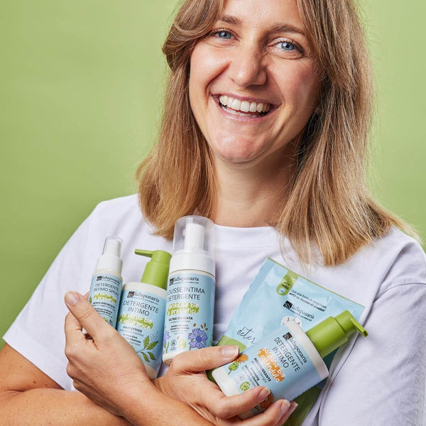 laSaponaria Intimní mycí gel ochranný se zeleným čajem BIO (250 ml)