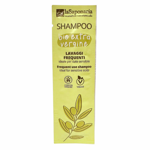 laSaponaria Šampon s extra panenským olivovým olejem BIO - vzorek (8 ml)