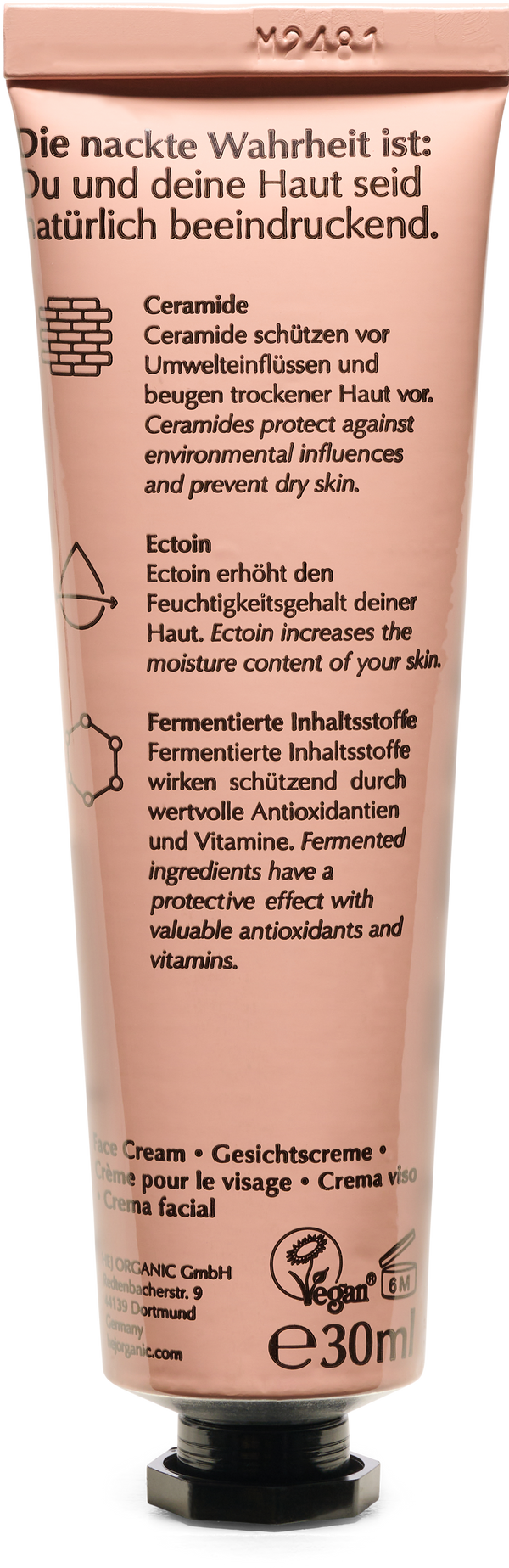 Hej Organic Naked Skin Barrier ochranný pleťový krém (30 ml)