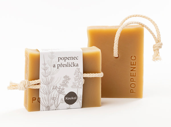 Mýdlárna Koukol Tuhé mýdlo pro podporu hojení - Popenec a přeslička (90 g)