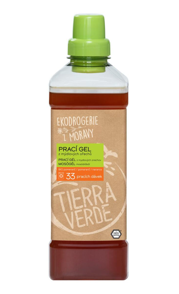 Tierra Verde Prací gel s BIO pomerančem - INOVACE