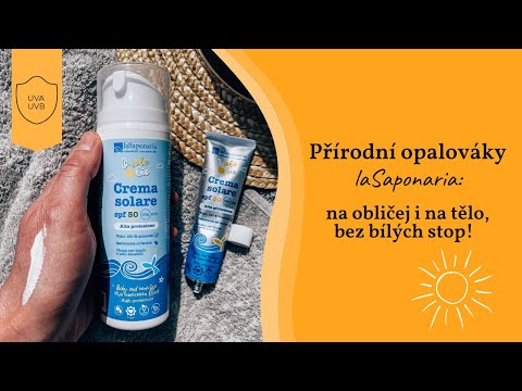 laSaponaria Opalovací krém pro děti a citlivou pokožku SPF 50 BIO