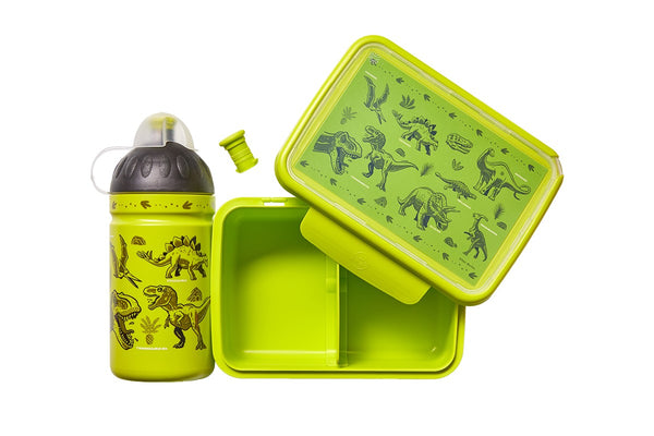 Zdravá lahev SET boxu a lahve 0,5 l - Dinosauři