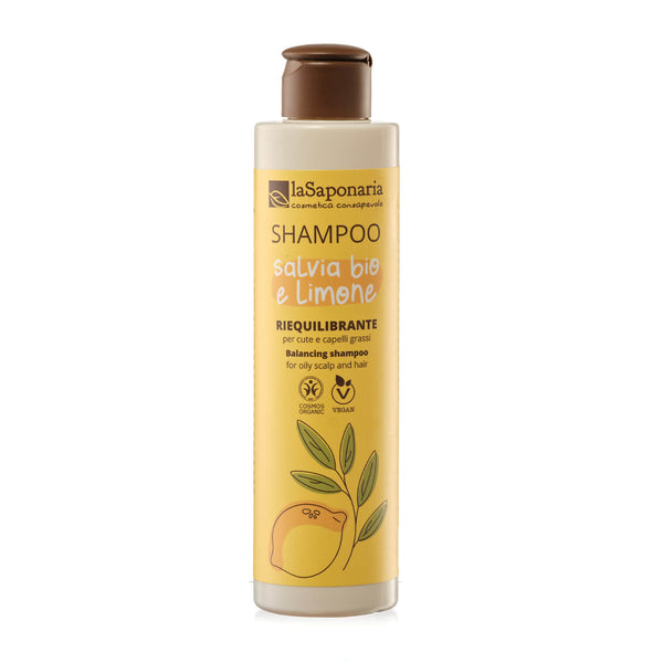 laSaponaria Šampon se šalvějí a citrónem BIO (200 ml)