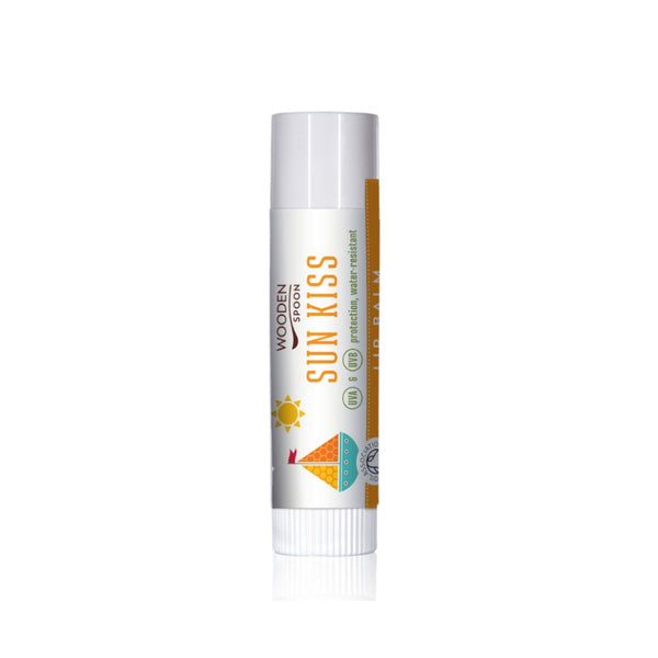 Wooden Spoon Opalovací balzám na rty Sun Kiss SPF 45 BIO (4,3 ml)