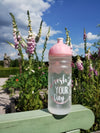 Zdravá lahev Fresh 2v1 (0,7 l) - růžová