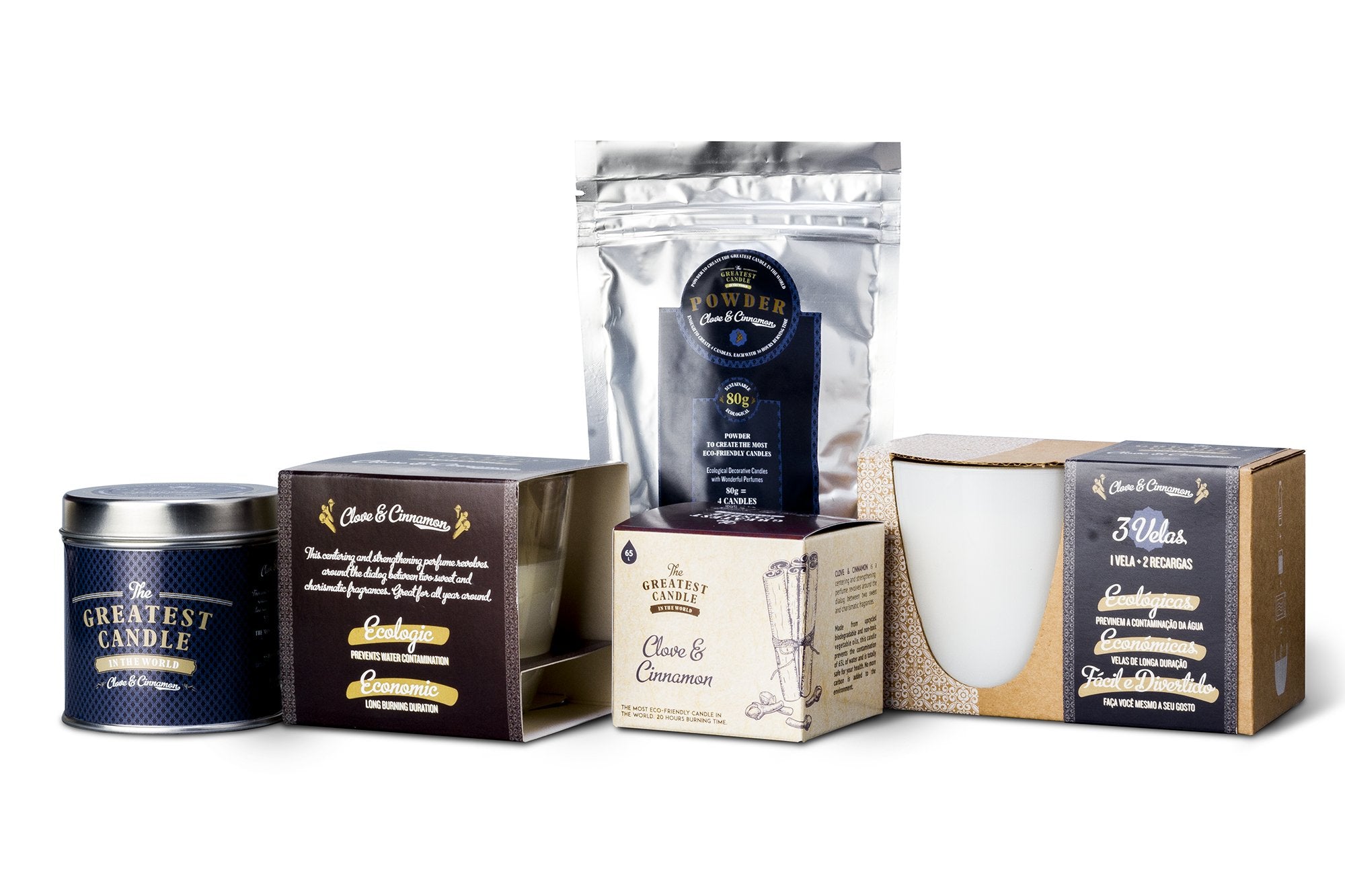 The Greatest Candle Vonná svíčka v plechovce (200 g) - hřebíček a skořice