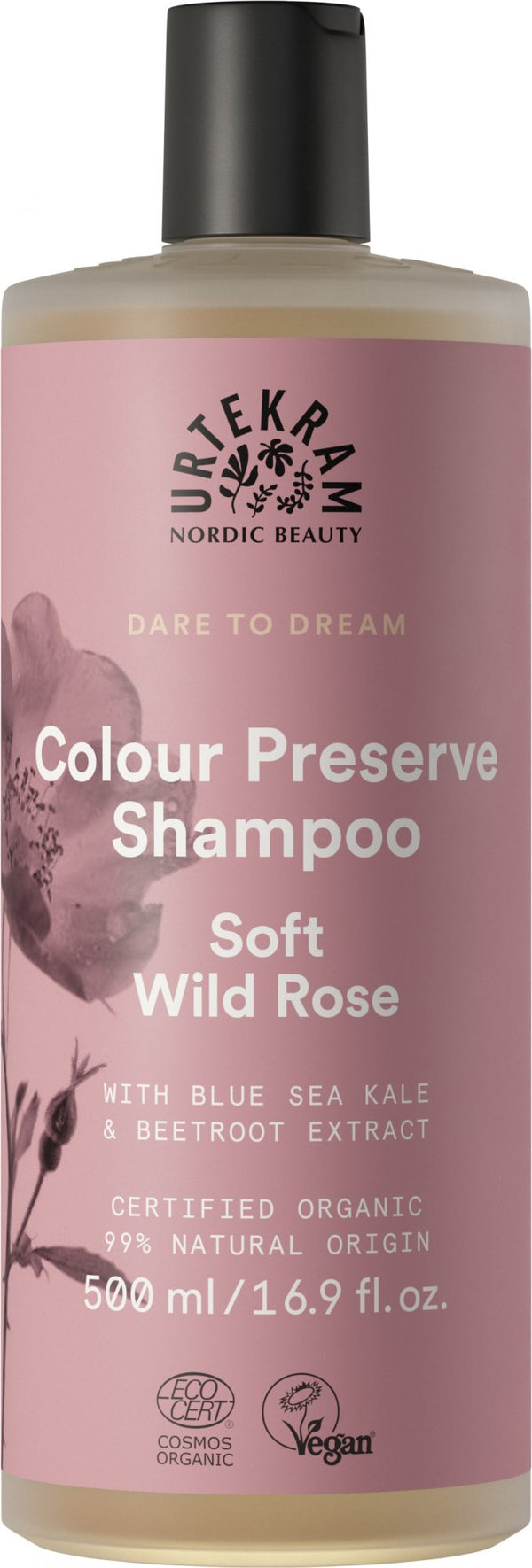 Urtekram Šampon se šípkovou růží pro barvené vlasy BIO