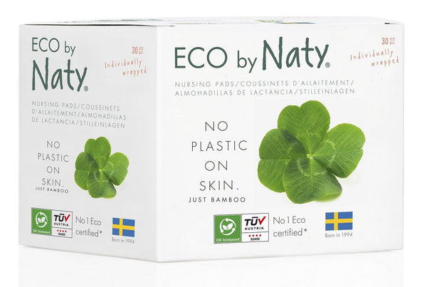 Eco by Naty Vložky do podprsenky pro kojící maminky (30 ks)