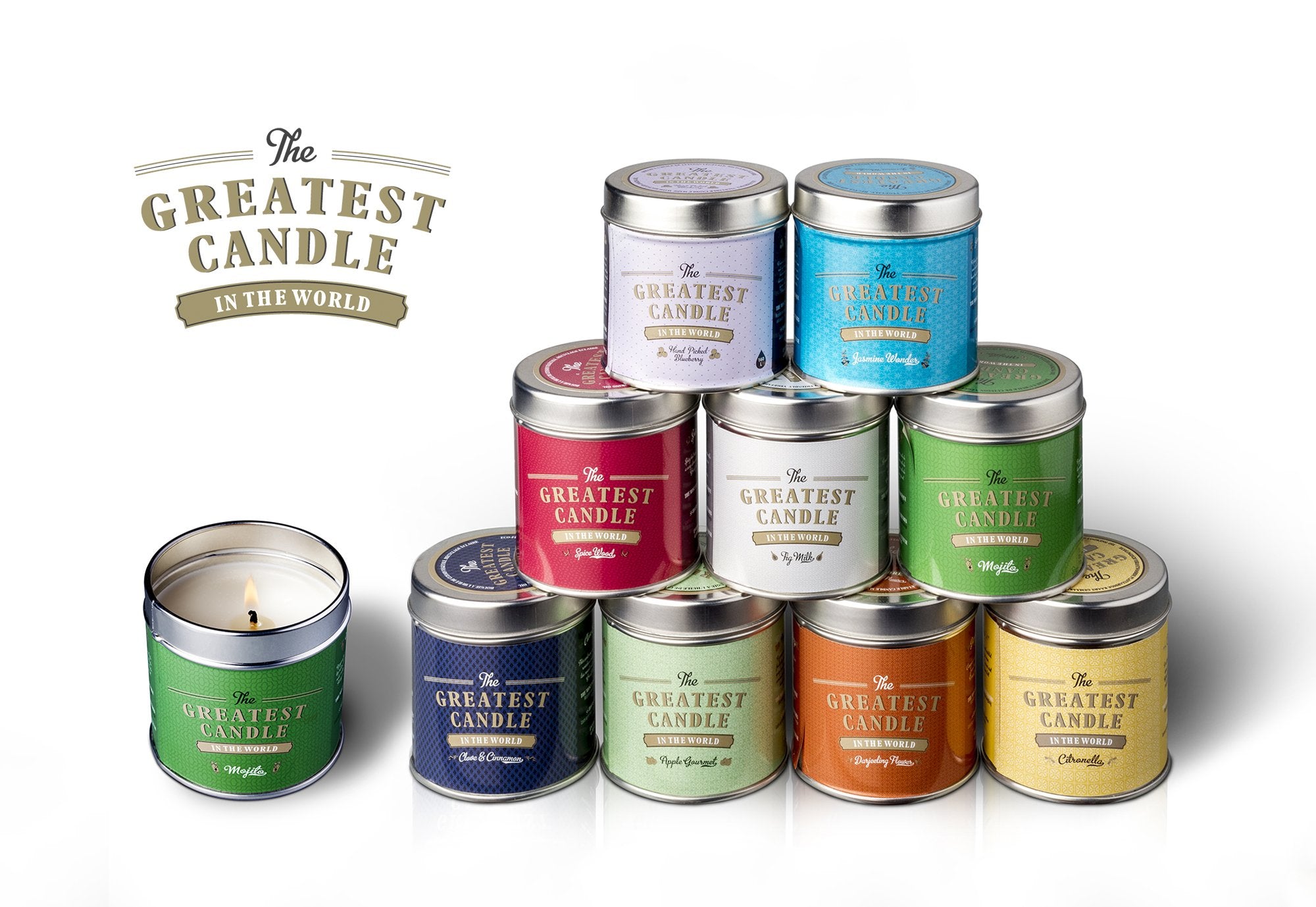 The Greatest Candle Vonná svíčka v plechovce (200 g) - hřebíček a skořice