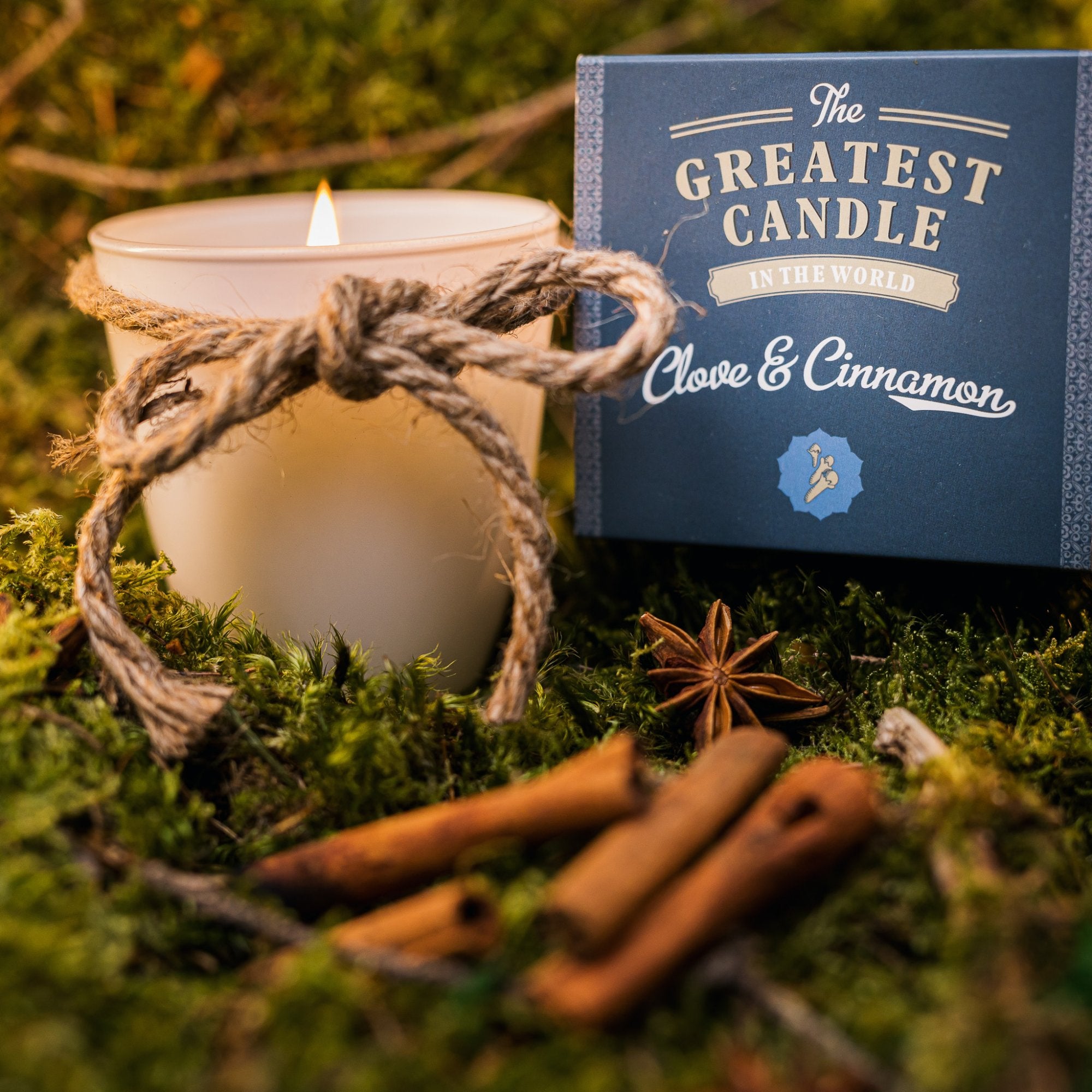 The Greatest Candle Vonná svíčka ve skle (130 g) - hřebíček a skořice