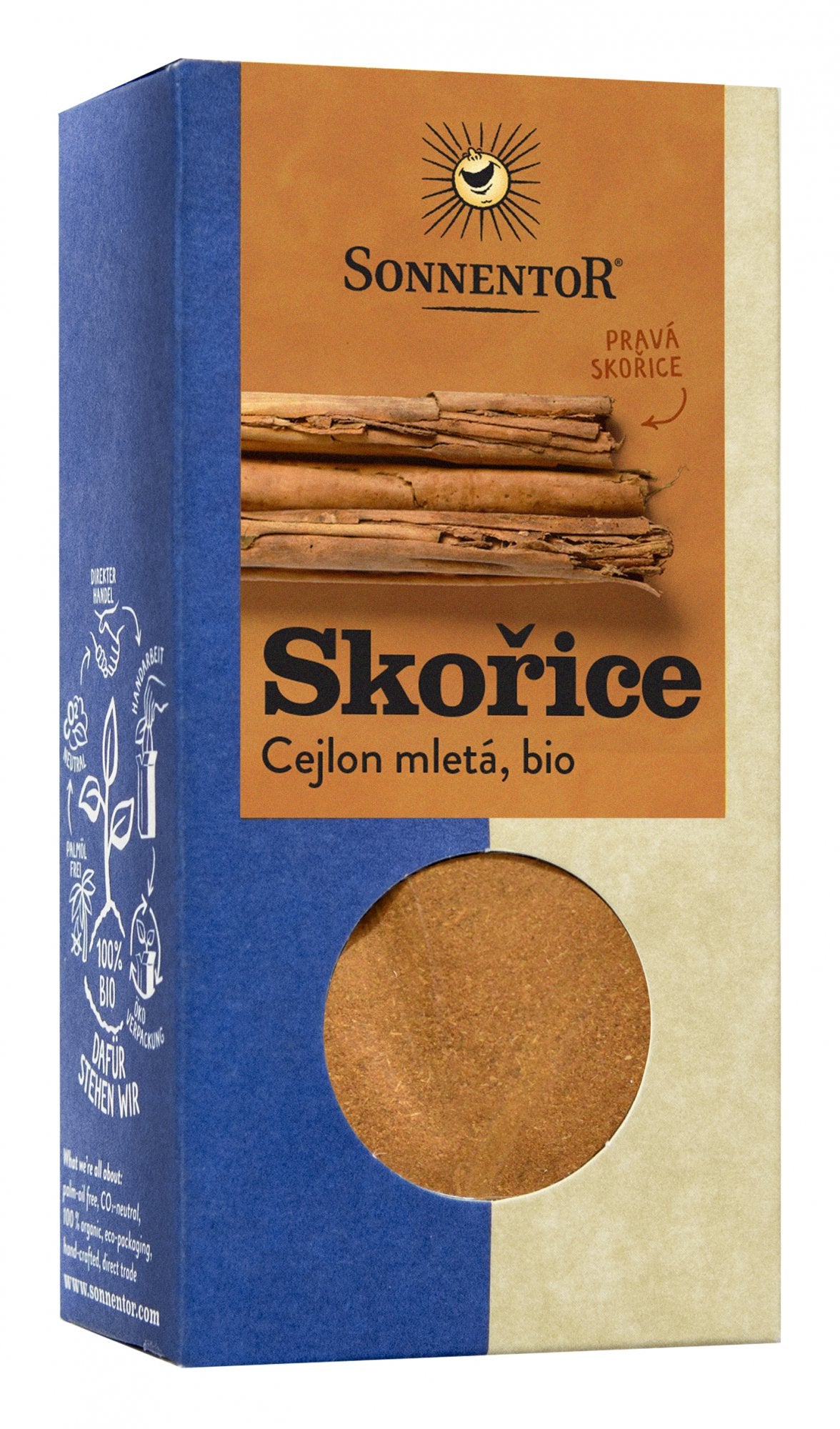 Sonnentor Skořice Cejlon BIO - mletá (40 g)