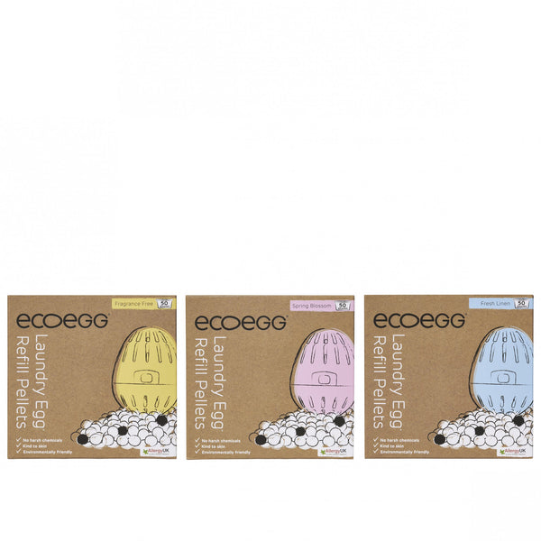 Ecoegg Náplň do pracího vajíčka s vůní svěží bavlny - na 50 pracích cyklů